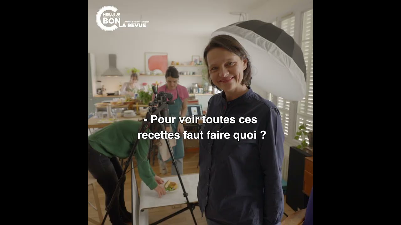 Premières prises de vues des recettes