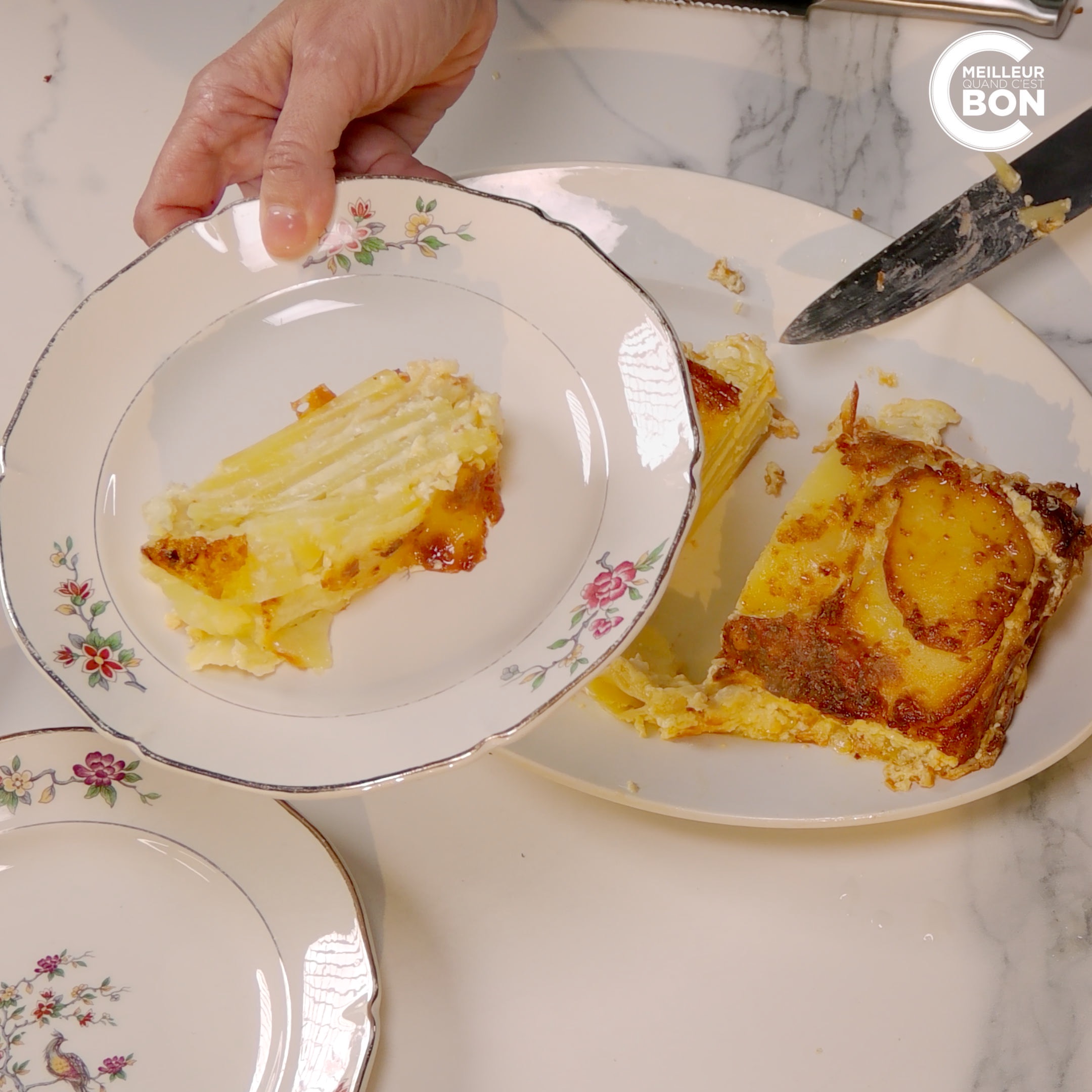 Lire la suite à propos de l’article Millefeuille de pommes de terre au comté