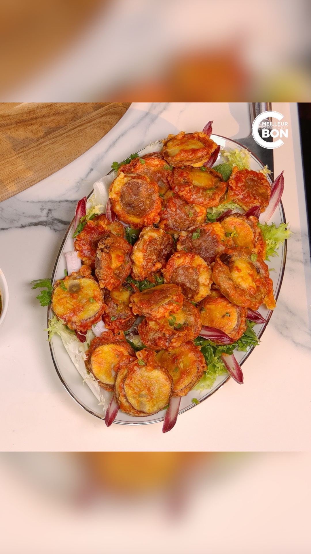 Lire la suite à propos de l’article Beignets de champignons farcis aux crevettes